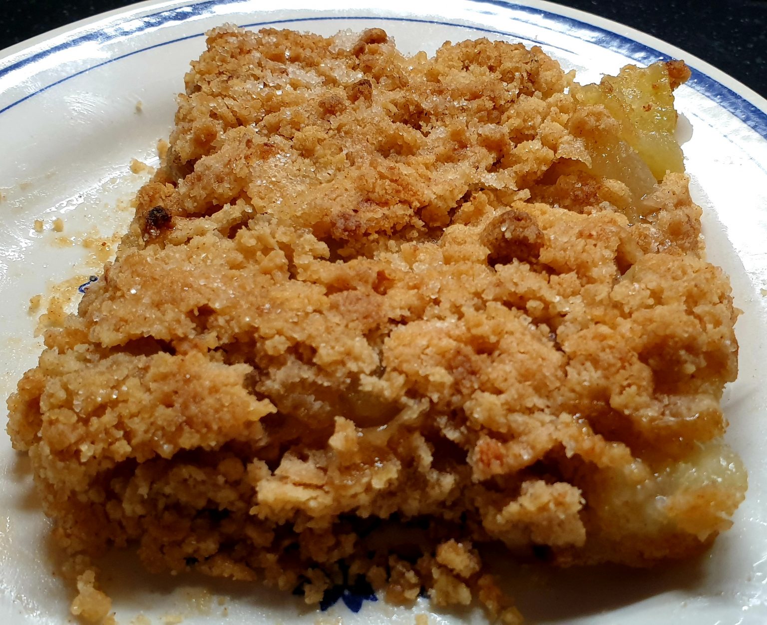 Appel en peer Speculaas crumble Recepten van Domy